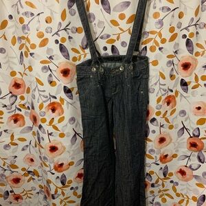 Classic Denim Women's Overalls with Straps Sz S